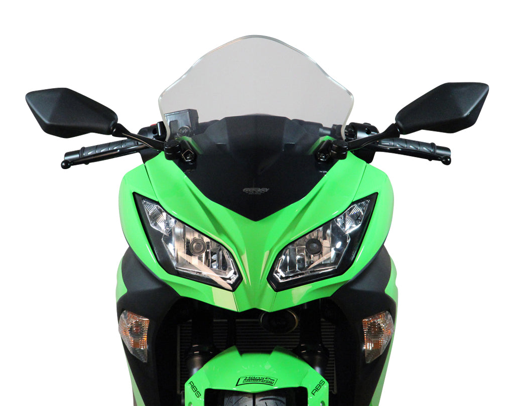 MRA Racingscheibe "R" rauchgrau passend für Kawasaki ZX 250 R / 300 R 2013-