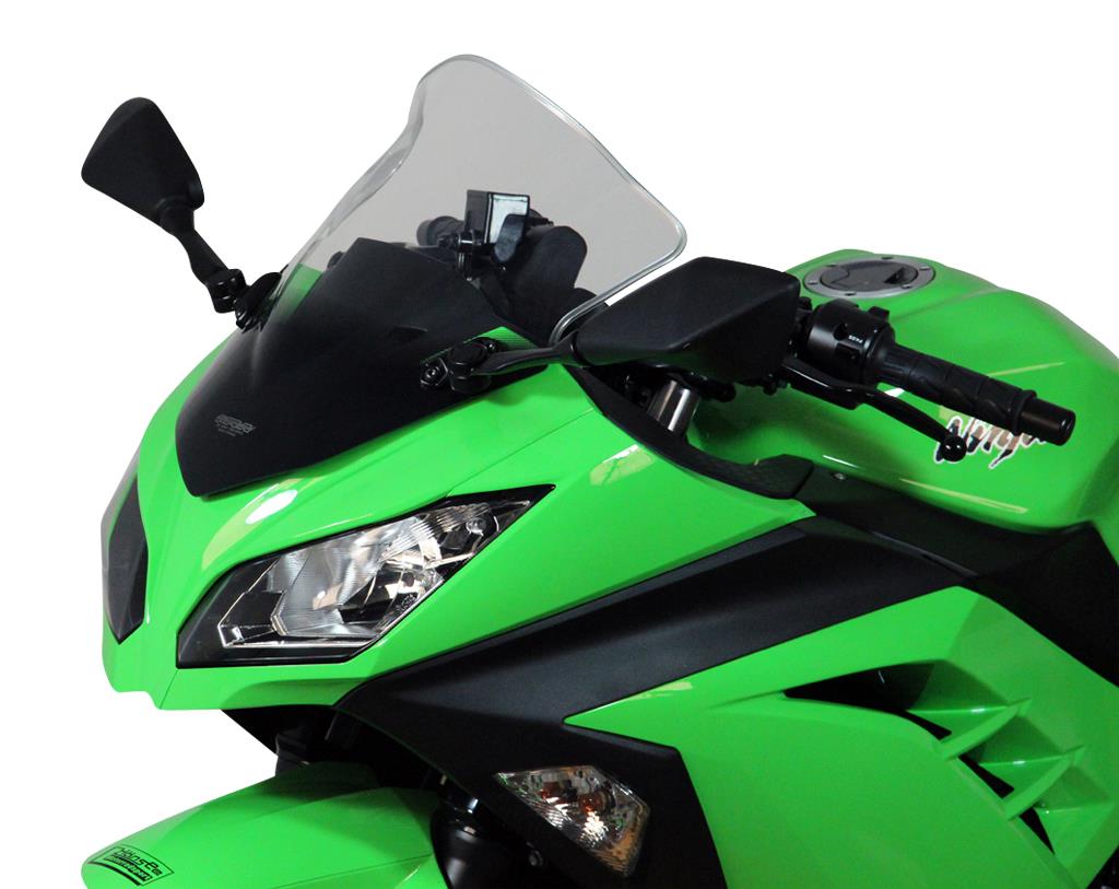 MRA Racingscheibe "R" rauchgrau passend für Kawasaki ZX 250 R / 300 R 2013-