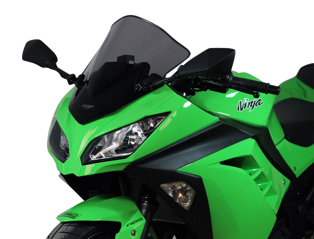 MRA Racingscheibe "R" rauchgrau passend für Kawasaki ZX 250 R / 300 R 2013-
