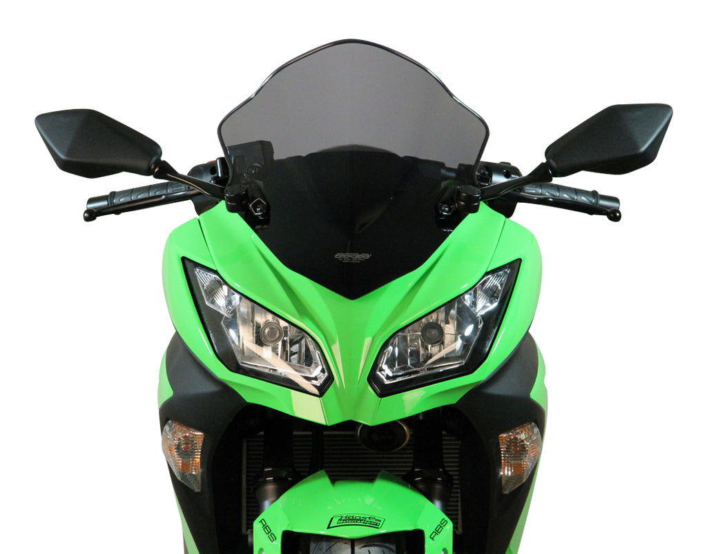 MRA Racingscheibe "R" rauchgrau passend für Kawasaki ZX 250 R / 300 R 2013-