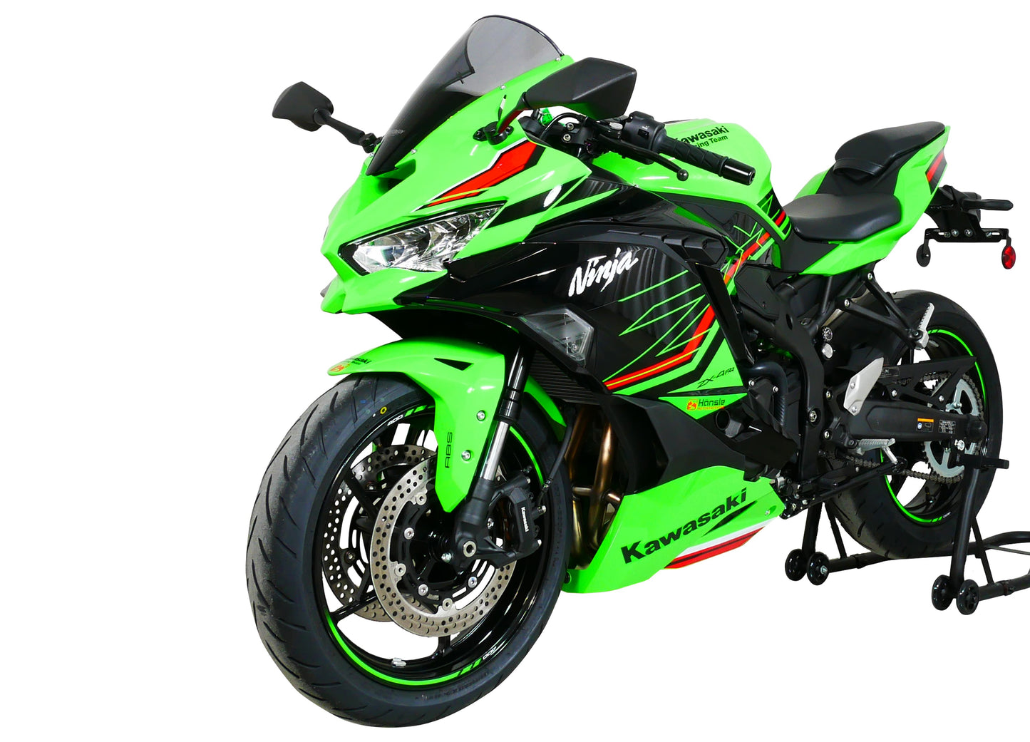 MRA Racingscheibe "R" rauchgrau passend für Kawasaki ZX-4 R / ZX- 4 RR 2023-
