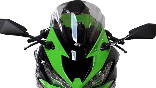 MRA Racingscheibe "R" rauchgrau passend für Kawasaki ZX-6R 2019-2023