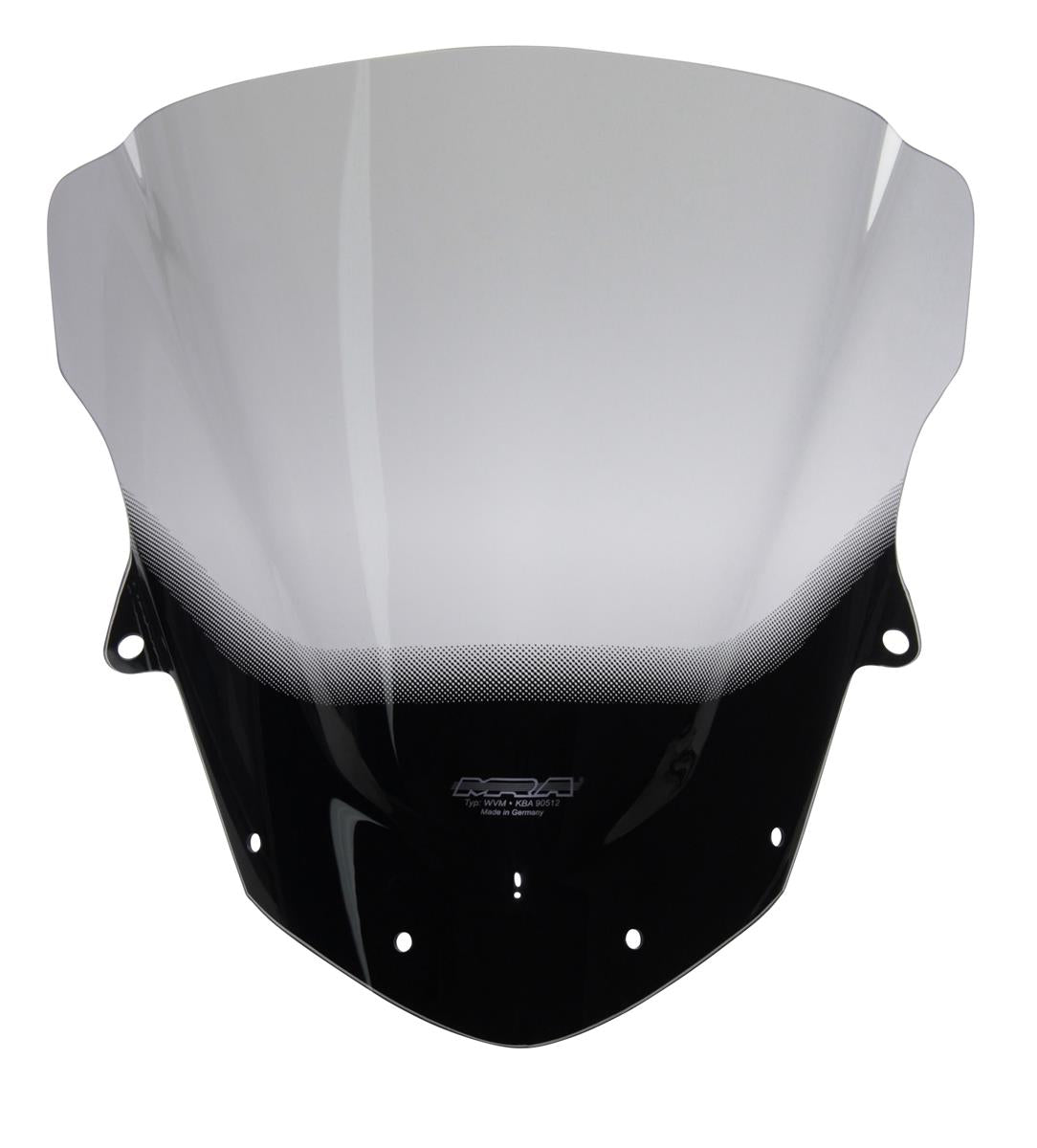MRA Racingscheibe "R" rauchgrau passend für Kawasaki ZX-6R 2019-2023