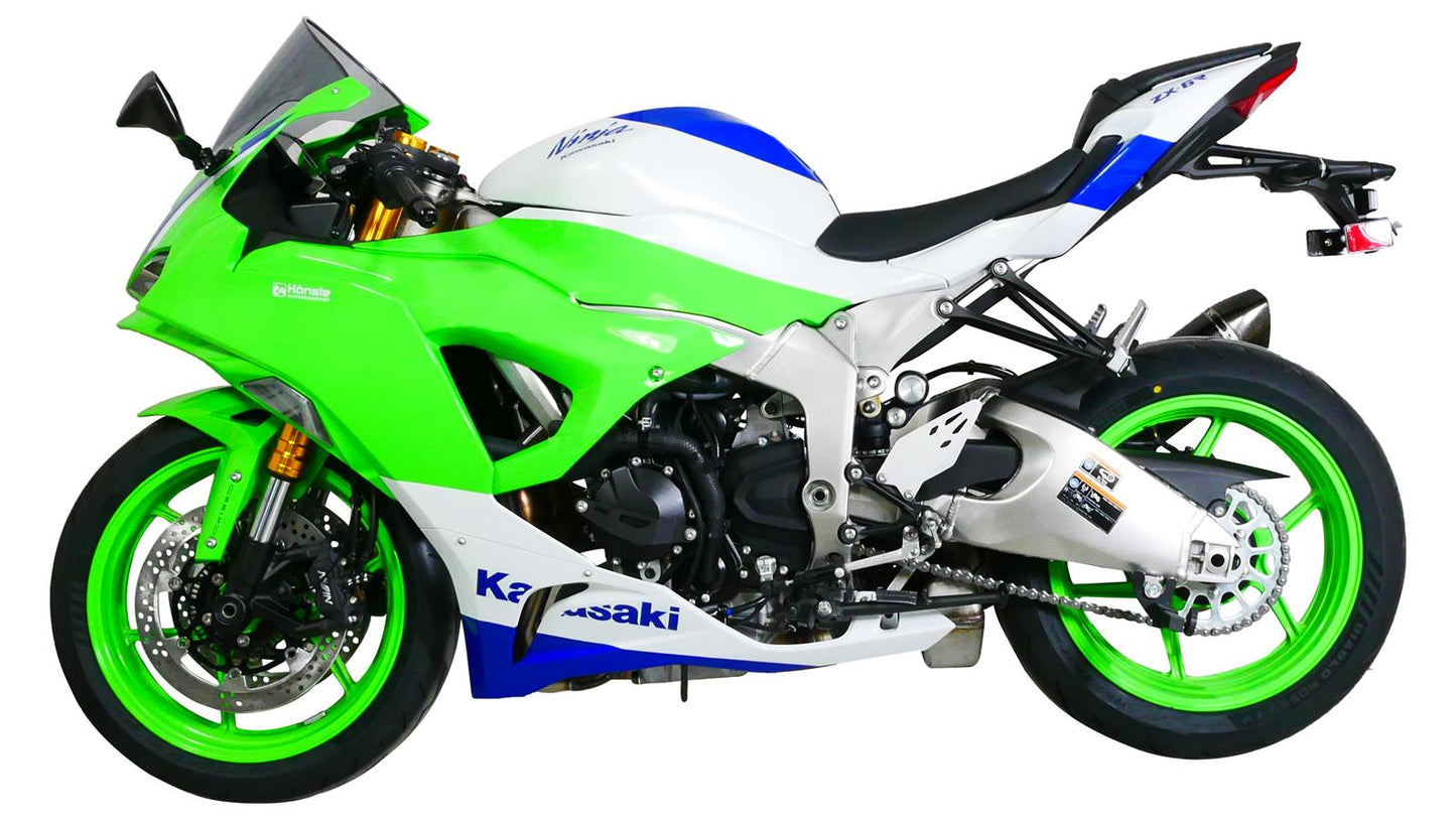 MRA Racingscheibe "R" rauchgrau passend für Kawasaki ZX-6R NINJA 2024-