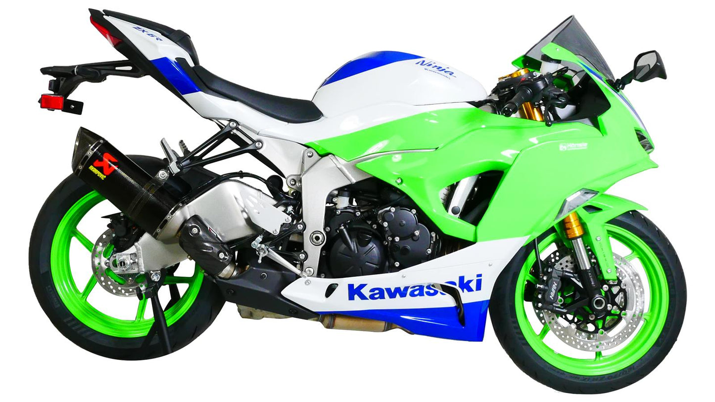MRA Racingscheibe "R" rauchgrau passend für Kawasaki ZX-6R NINJA 2024-