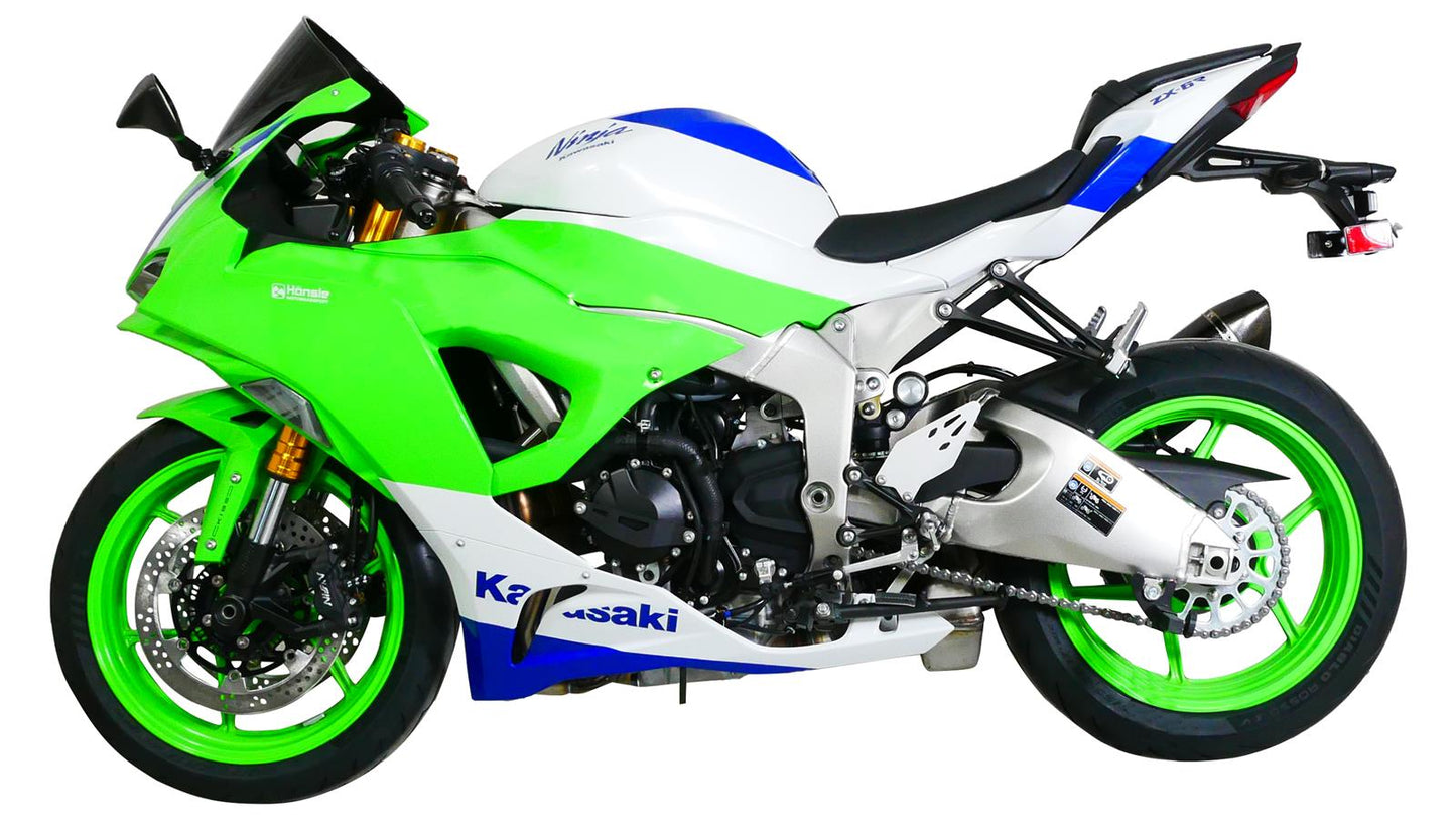 MRA Racingscheibe "R" schwarz passend für Kawasaki ZX-6R NINJA 2024-