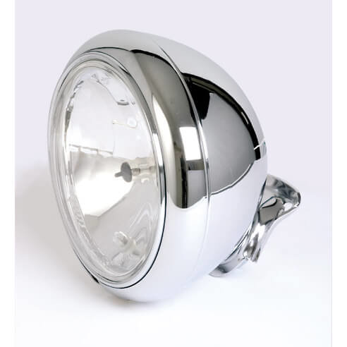 7 Zoll HD-STYLE Scheinwerfer klares Glas (Prismenreflektor) untere Befestigung