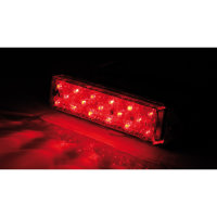 SHIN YO LED taillight, SUPERFLAT, clear glass, with fixing straps, E-approved