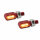 HIGHSIDER CNC LED Rück- Bremslicht Blinker LITTLE BRONX rot getönt E-geprüft Paar
