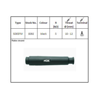 NGK Plug connector SD-05 FM, straight long black