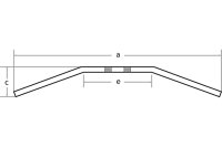 FEHLING Handlebar Drag Bar Medium, 7/8 inch, 82cm
