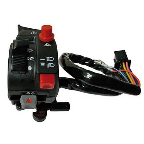 Uni handlebar switch Honda with choke lever, for ATV + MRD, left