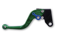 LSL Brake lever R72, short, green/blue
