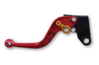 LSL Brake lever R72, short, red/gold