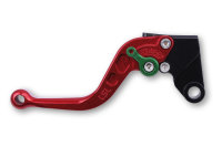 LSL Brake lever R72, short, red/green