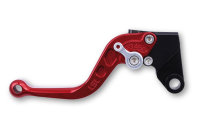 LSL Brake lever R72, short, red/silver