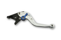 LSL Brake lever R72, short, silver/blue