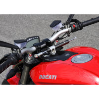 LSL Steering damper kit Ducati Streetfighter, titanium