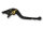 LSL Brake lever Classic R15, black/gold, long