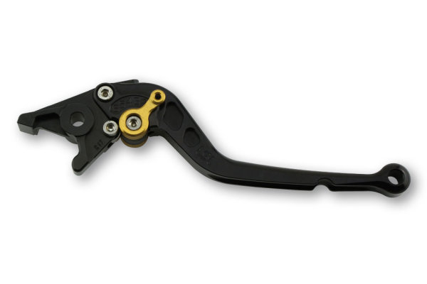 LSL Brake lever Classic R17, black/gold, long