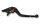 LSL Brake lever Classic R38R, black/red, long