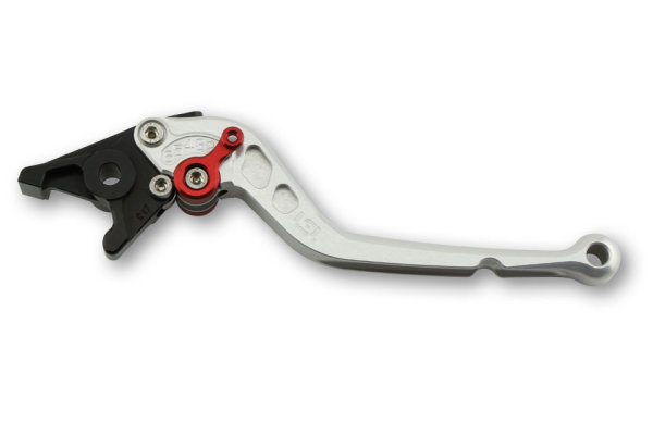 LSL Brake lever Classic R39R, silver/red, long
