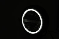 HIGHSIDER 5 3/4 inch LED spotlight PECOS TYP 6 with TFL, black matt