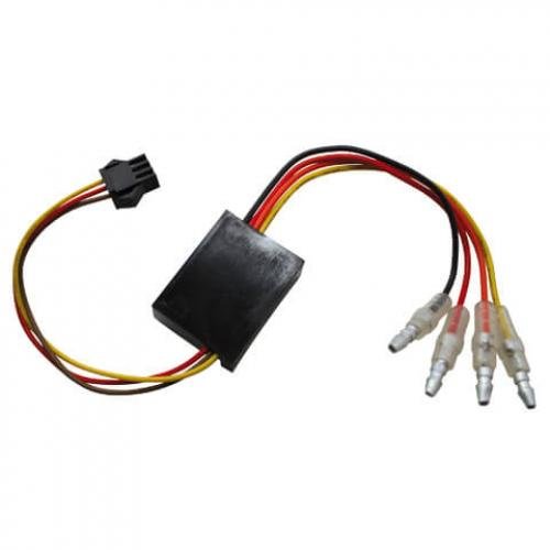 HIGHSIDER Ersatz-Elektronikbox 1 für Rück- Bremslicht Blinker BLAZE Stecker schwarz