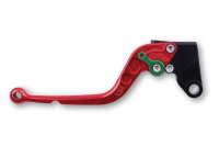 LSL Clutch lever Classic L03, red/green, long