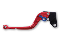 LSL Clutch lever Classic L09R, red/blue, long