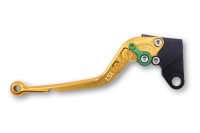 LSL Clutch lever Classic L26, gold/green, long