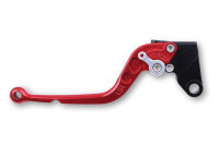 LSL Brake lever Classic R09, red/silver, long