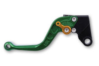 LSL Clutch lever Classic L66R, green/gold, short