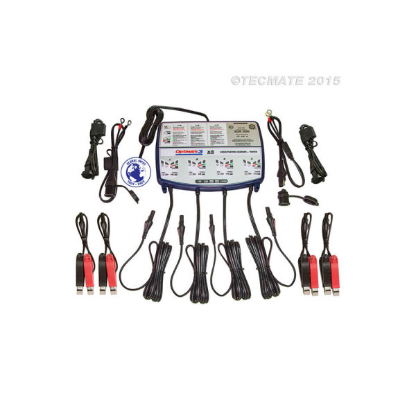 OPTIMATE OPTIMATE 3 Quad (TM454), 4x 12V 0.8A, 7-stage charger