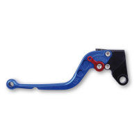 LSL Clutch lever Classic L58R, blue/red, long