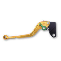 LSL Clutch lever Classic L58R, gold/green, long