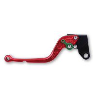 LSL Clutch lever Classic L58R, red/green, long