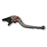 LSL Clutch lever Classic L71R, anthracite/red, long