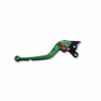 LSL Brake lever Classic R09, green/red, long