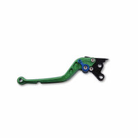 LSL Brake lever Classic R17, green/blue, long