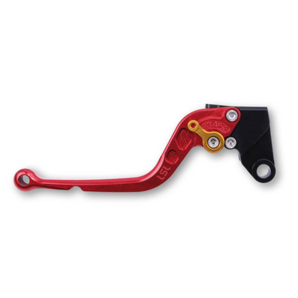 LSL Brake lever Classic R70, red/gold, long