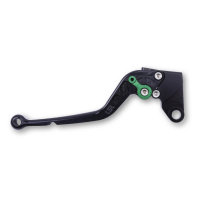 LSL Brake lever Classic R70, black/green, long